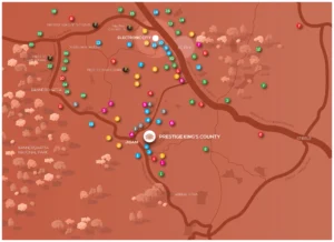 Prestige King's County Location Map